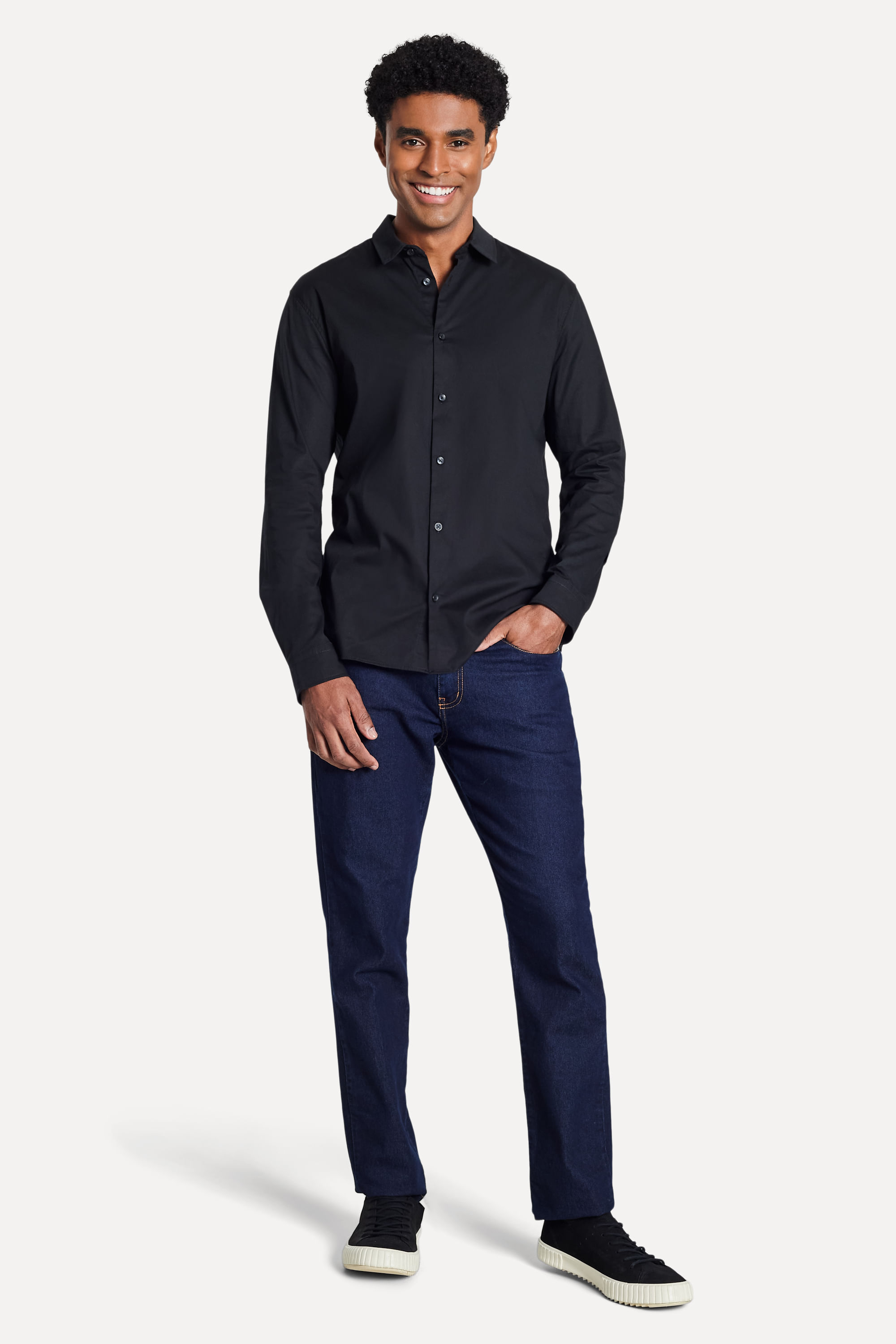 Camisa-Basica-Masculina-Tricoline-Manga-Longa-Preto-PP-05