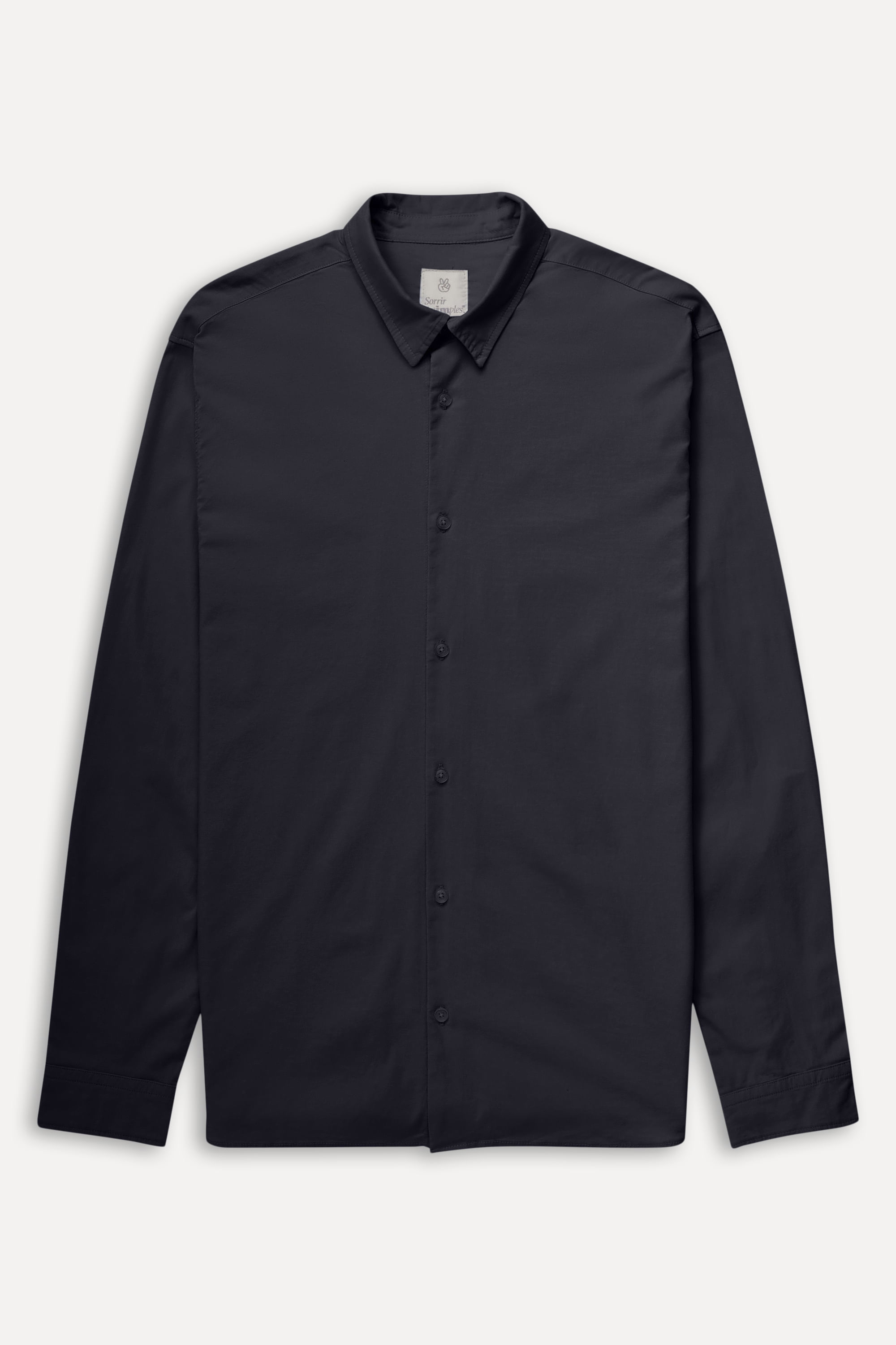 Camisa-Basica-Masculina-Tricoline-Manga-Longa-Preto-PP-06