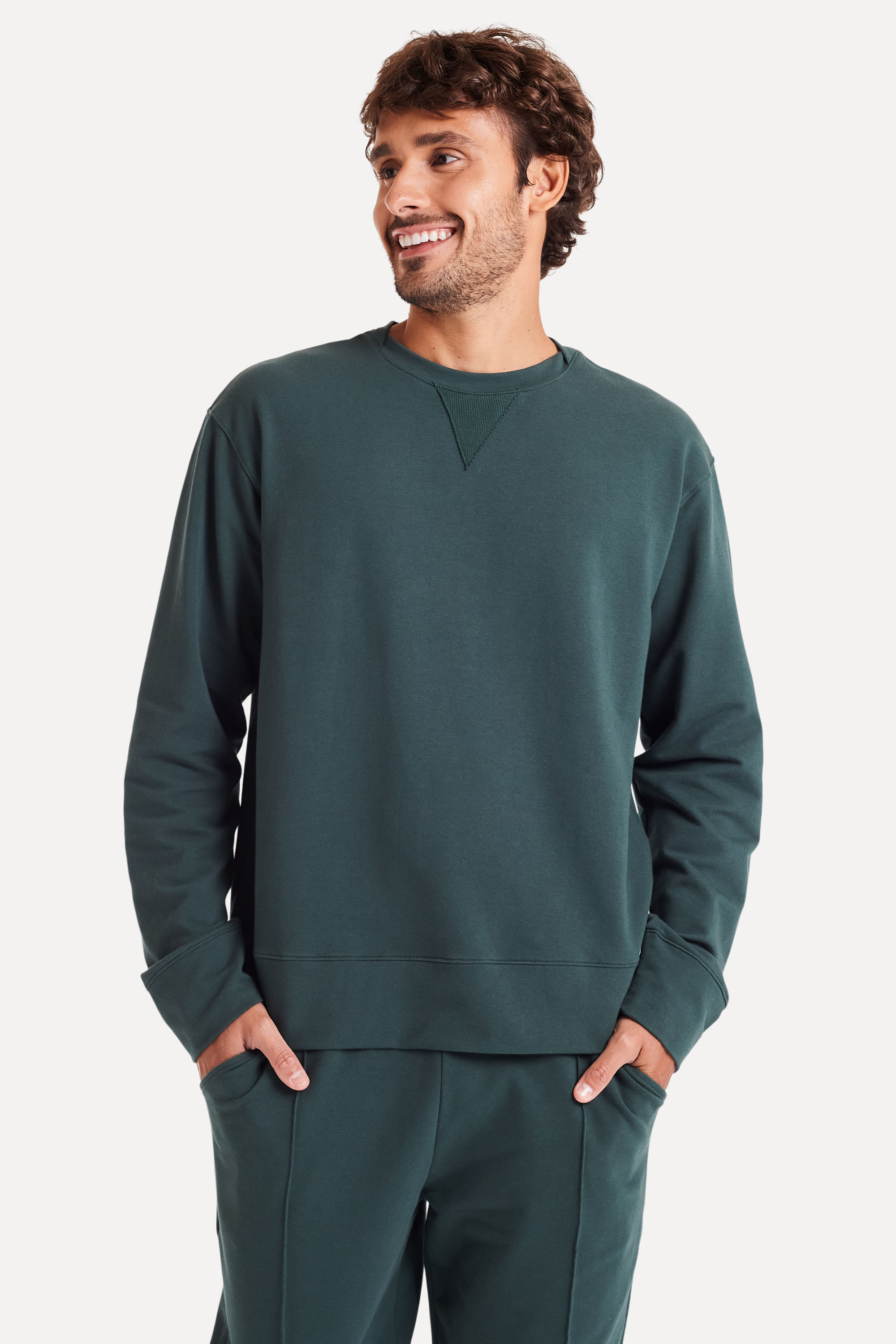 Sueter-Basico-Masculino-Simples---Verde-Musgo-P-01