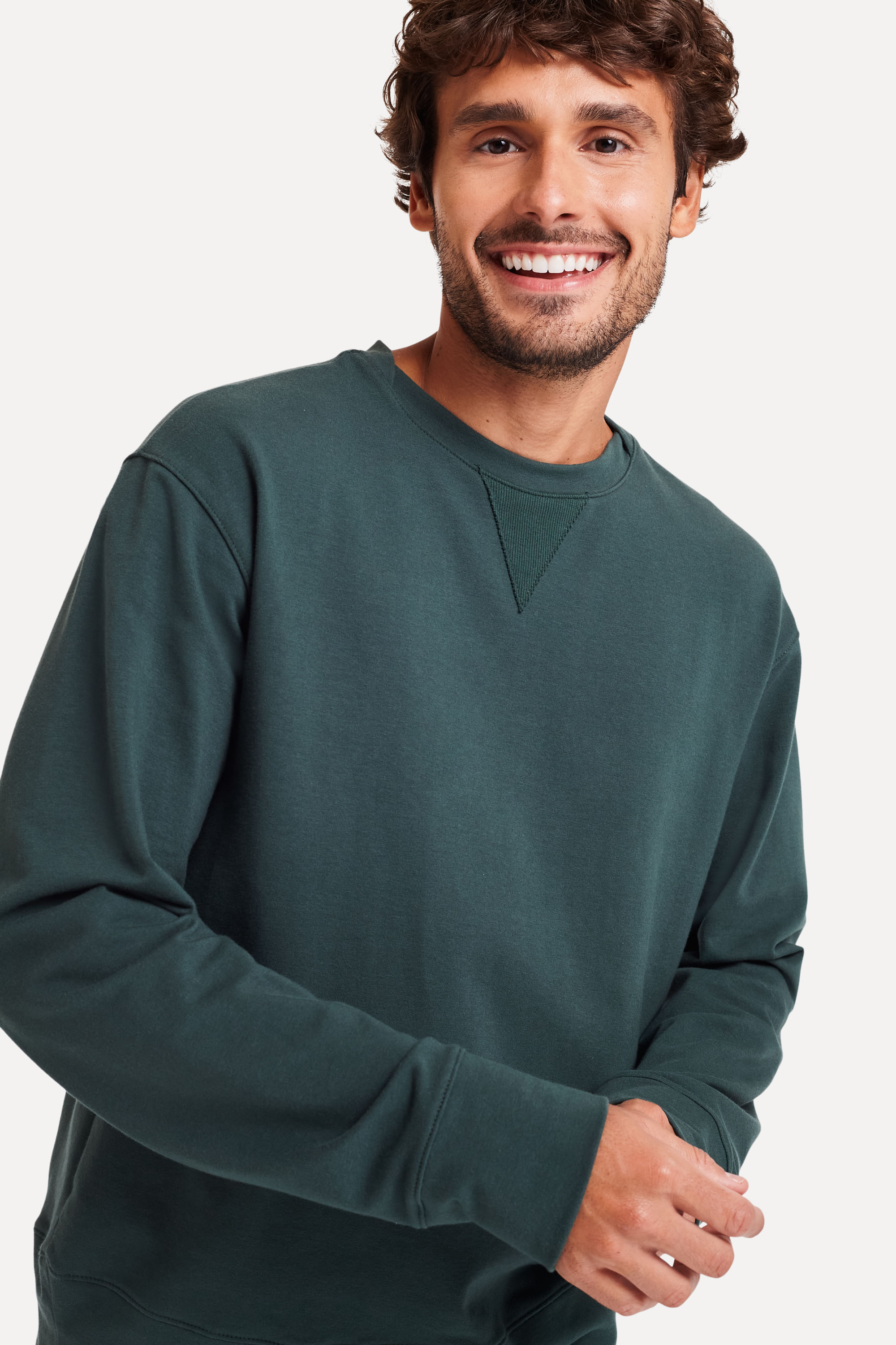 Sueter-Basico-Masculino-Simples---Verde-Musgo-P-04