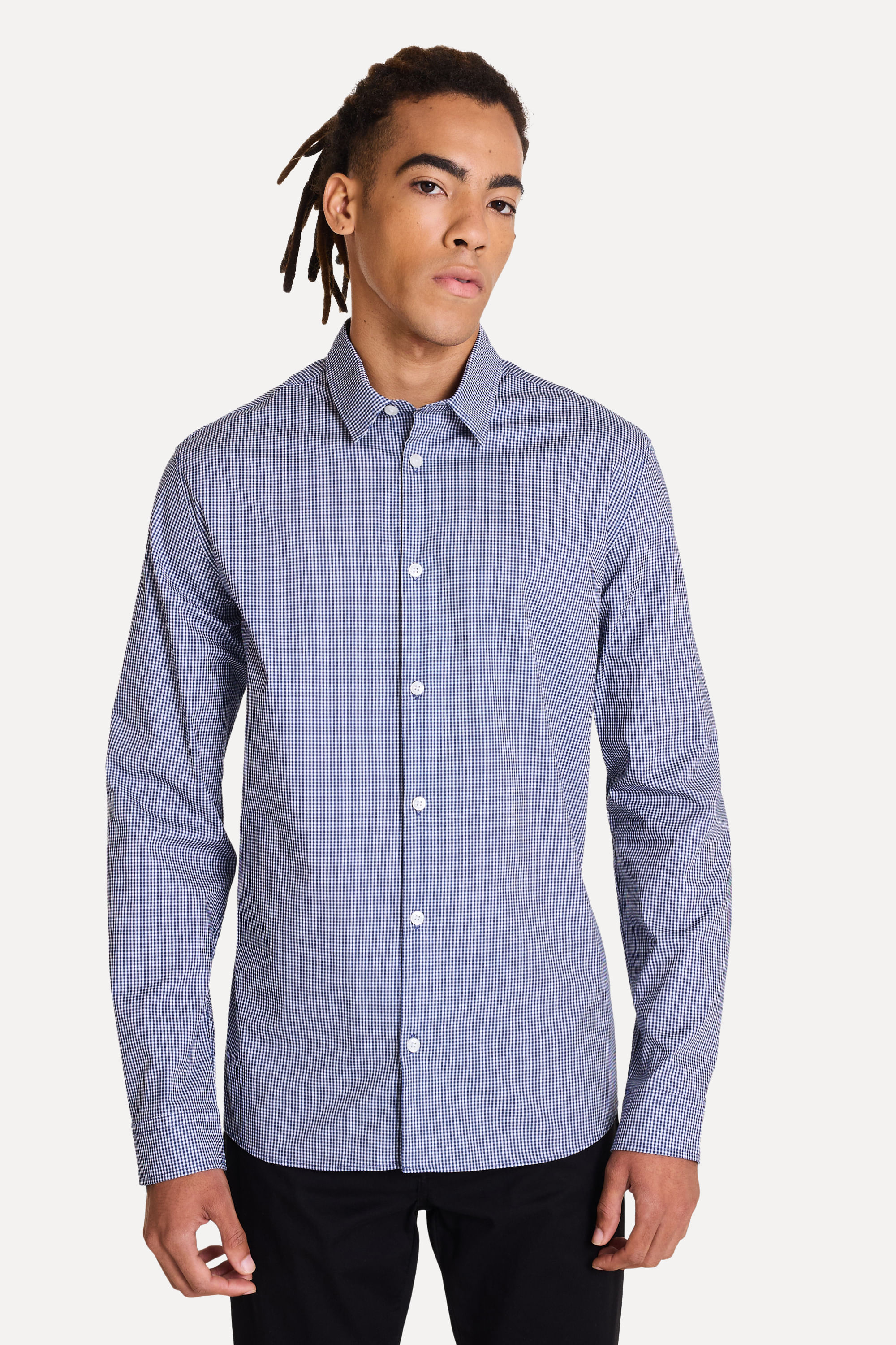 Camisa-Xadrez-Masculina-Tricoline-Neo-Manga-Longa-Azul-Marinho-P-01