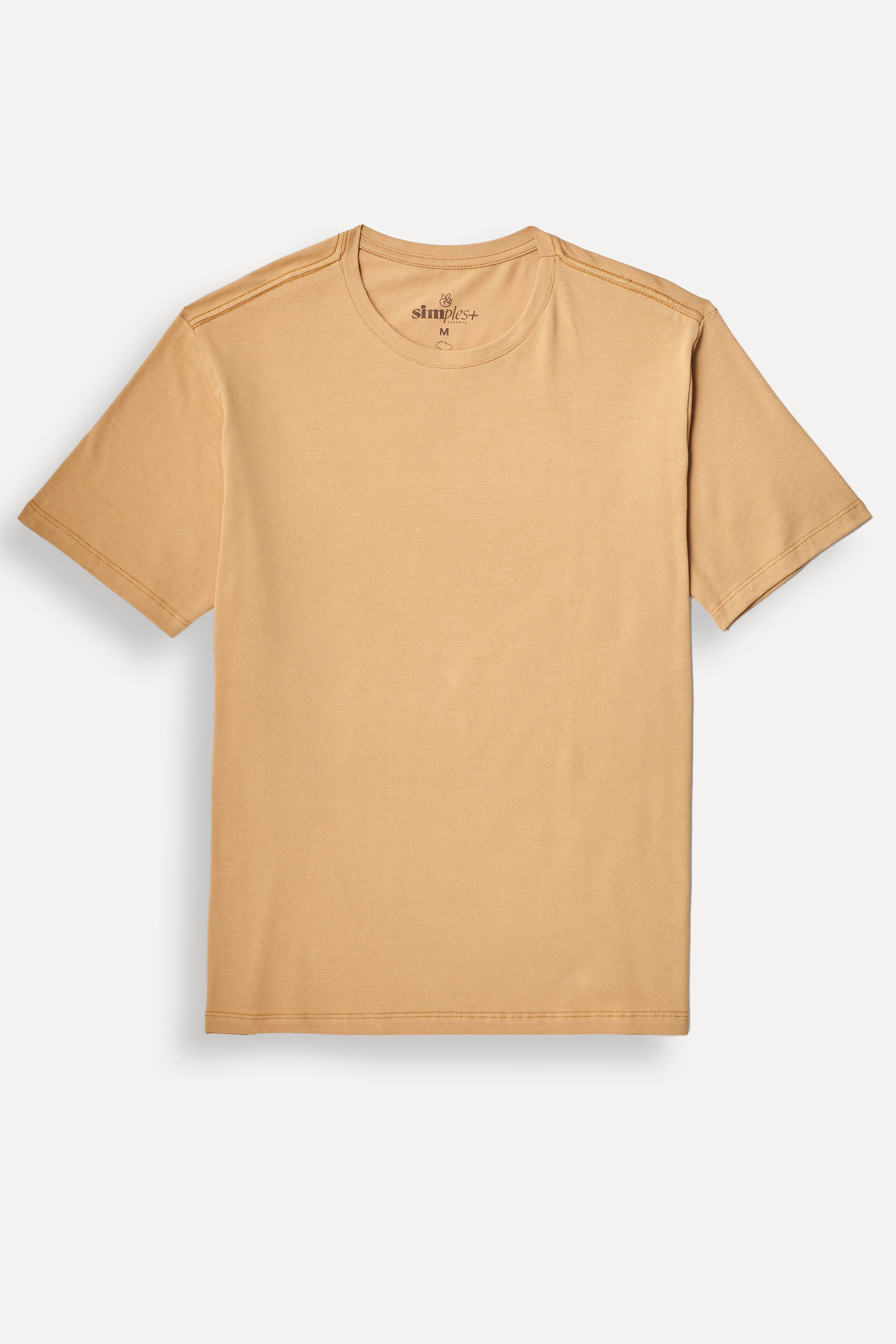 Camiseta-Basica-Masculina-Simples---Manga-Curta-Palha-PP-06