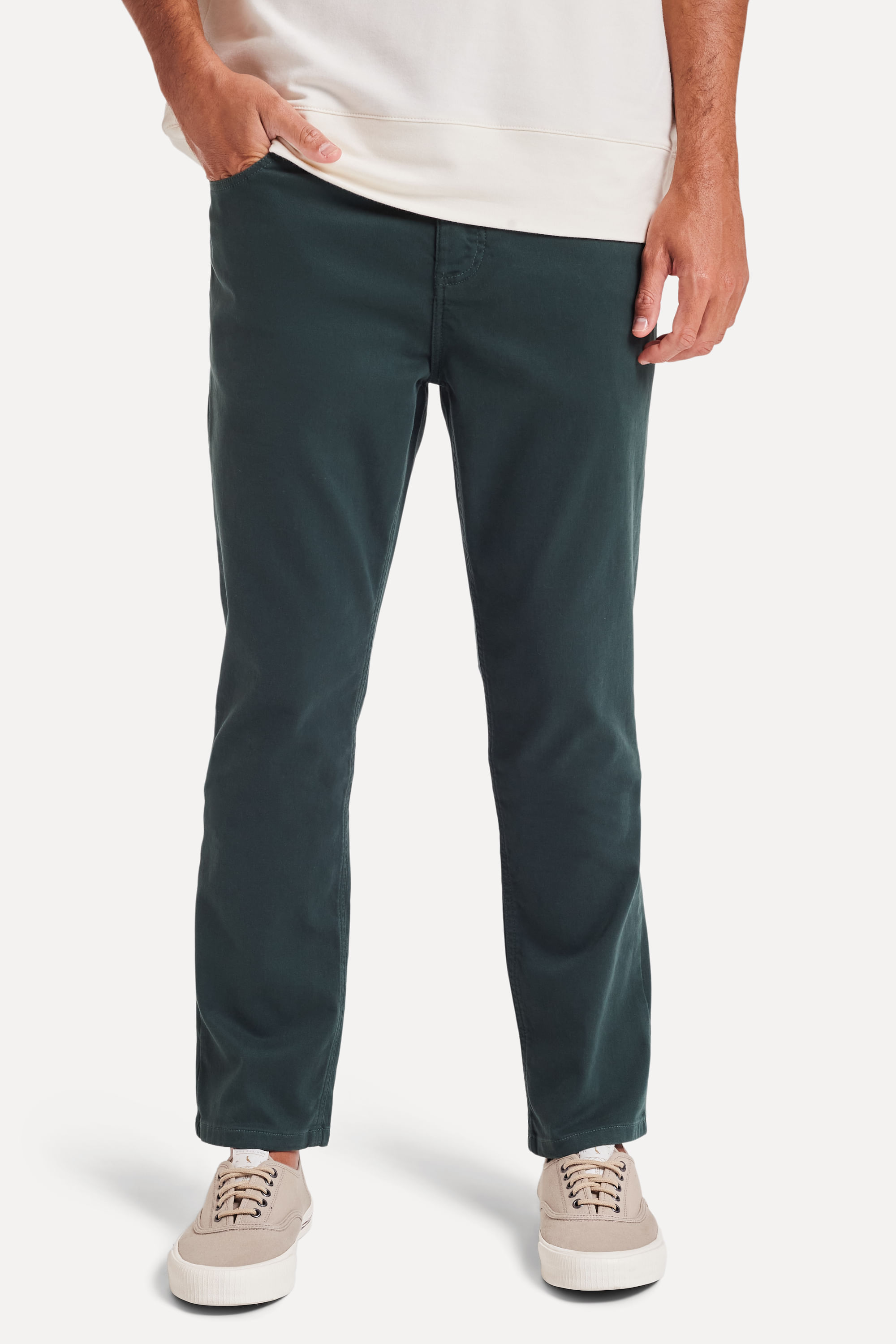 Calca-Masculina-Color-Simples---de-Algodao-Verde-Musgo-40-01