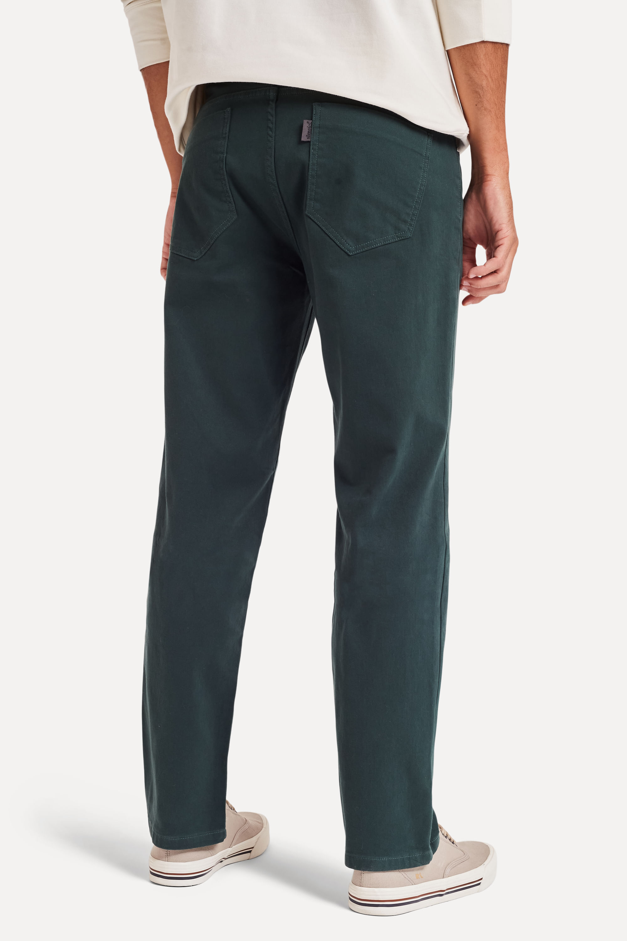 Calca-Masculina-Color-Simples---de-Algodao-Verde-Musgo-40-03