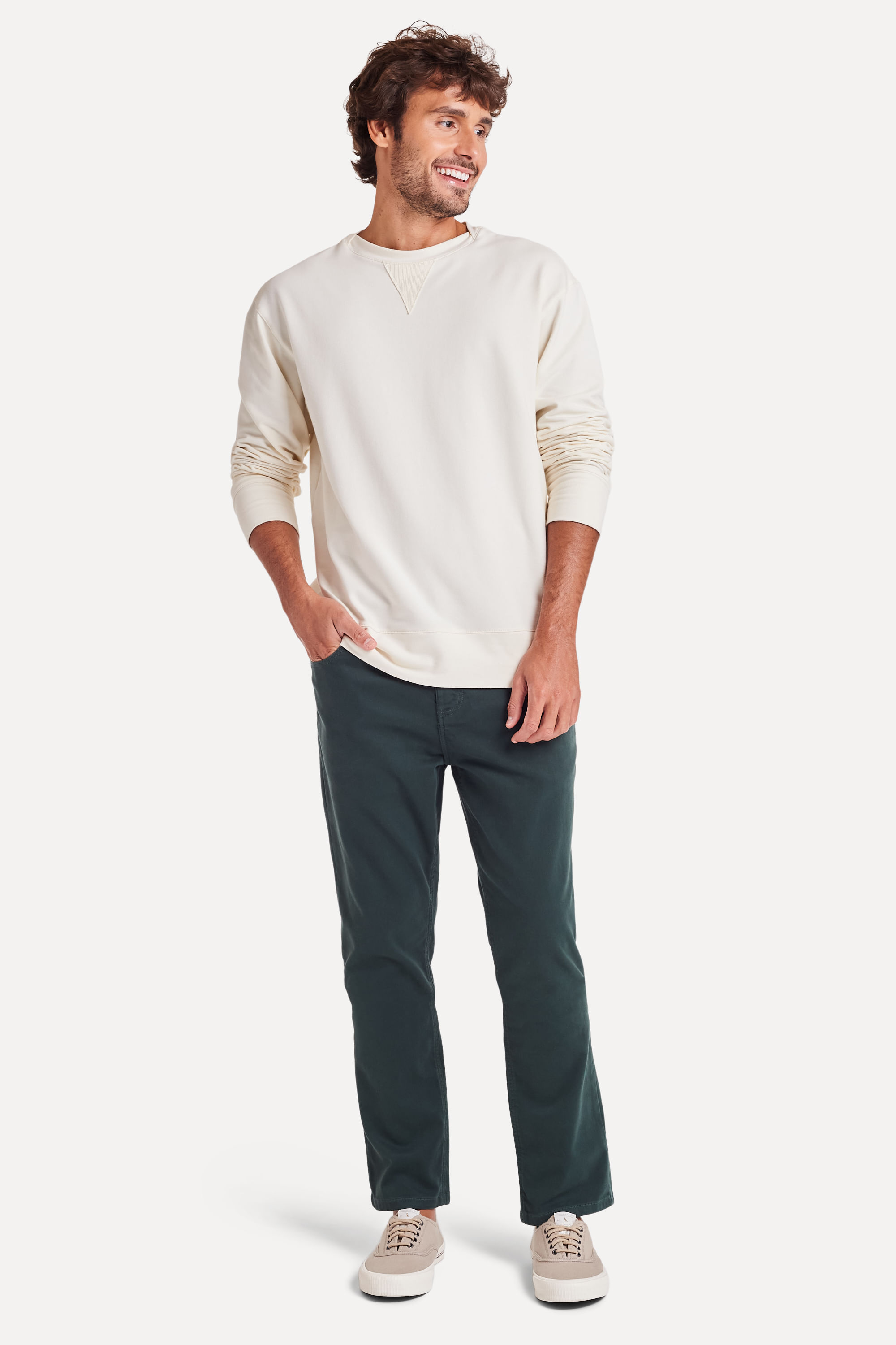 Calca-Masculina-Color-Simples---de-Algodao-Verde-Musgo-40-05