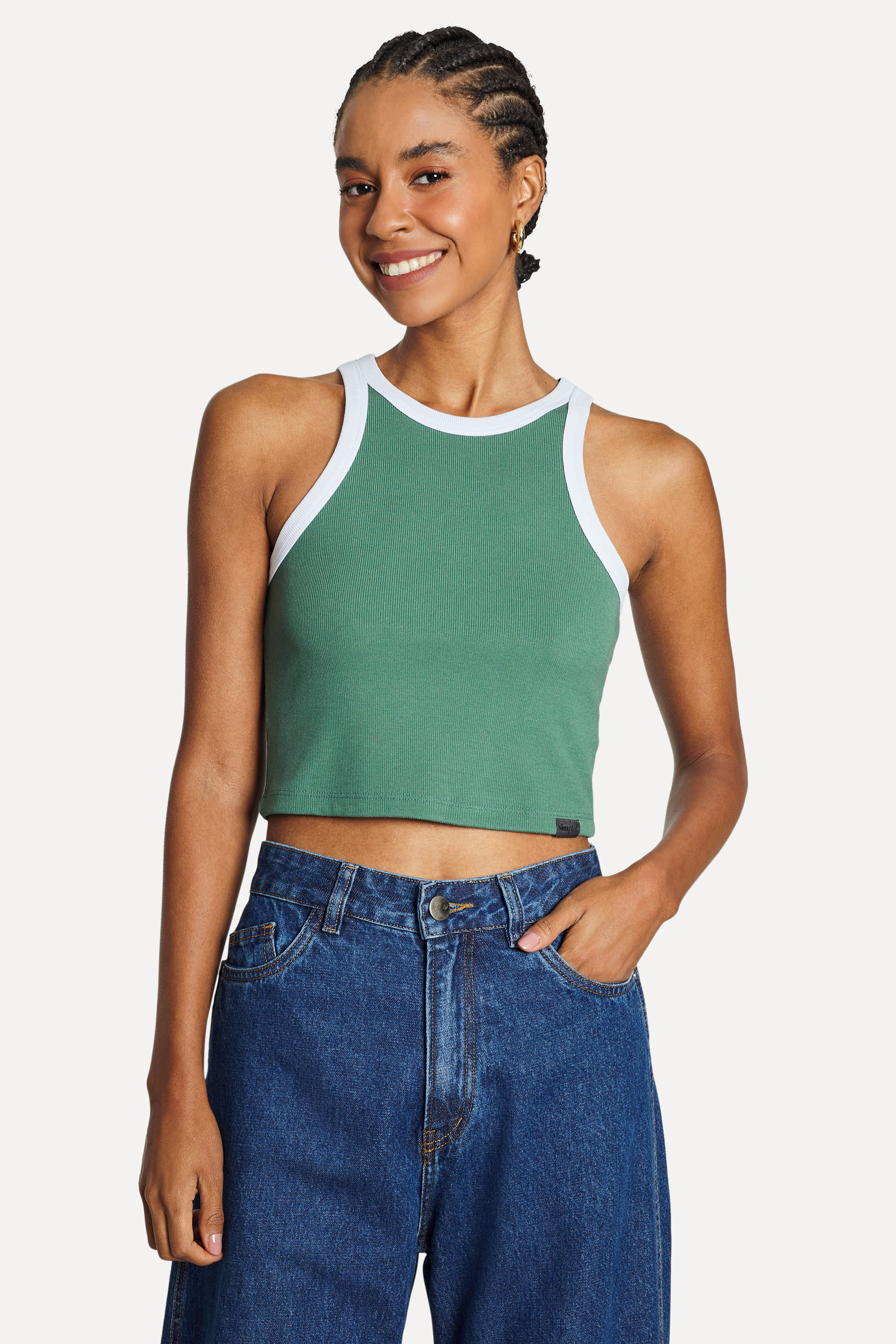 Regata-Feminina-Bicolor-em-Malha-Rib-Verde-Musgo-PP-01