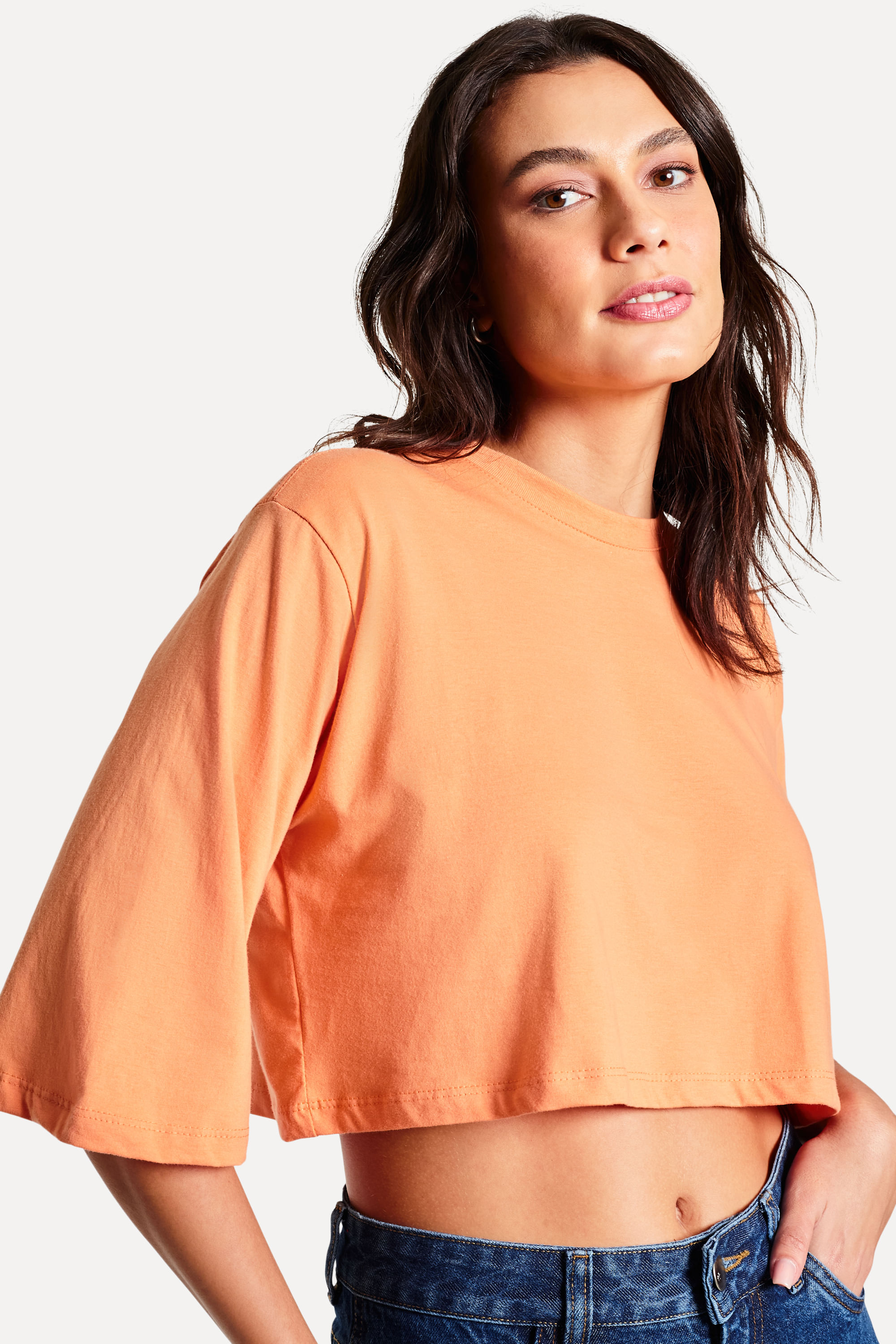 Camiseta-Cropped--Feminina-Simples-Manga-Curta-Coral-GG-02