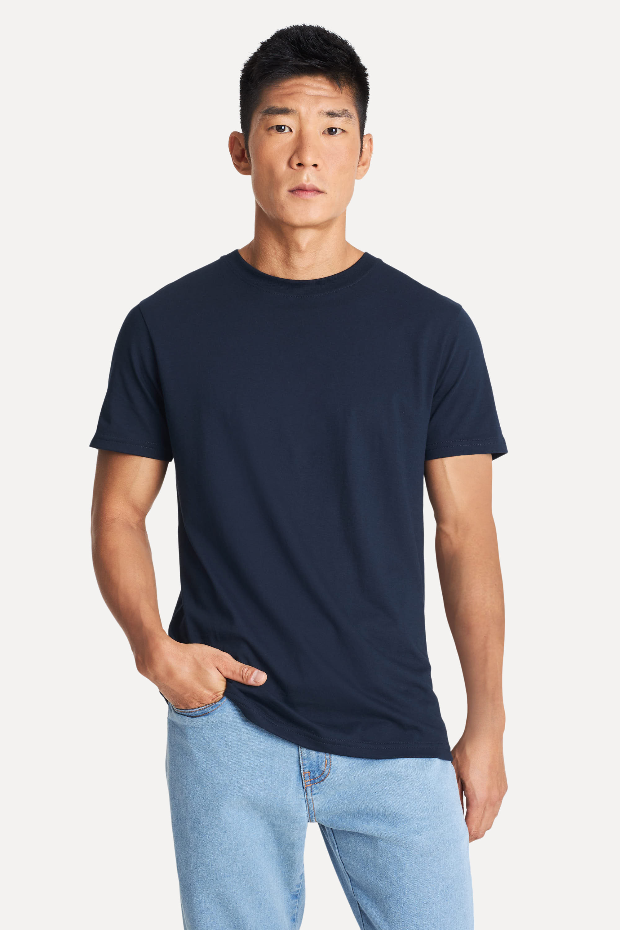 Camiseta-Basica-Masculina-de-Algodao-Peruano-Manga-Curta-Azul-Marinho-GG-01