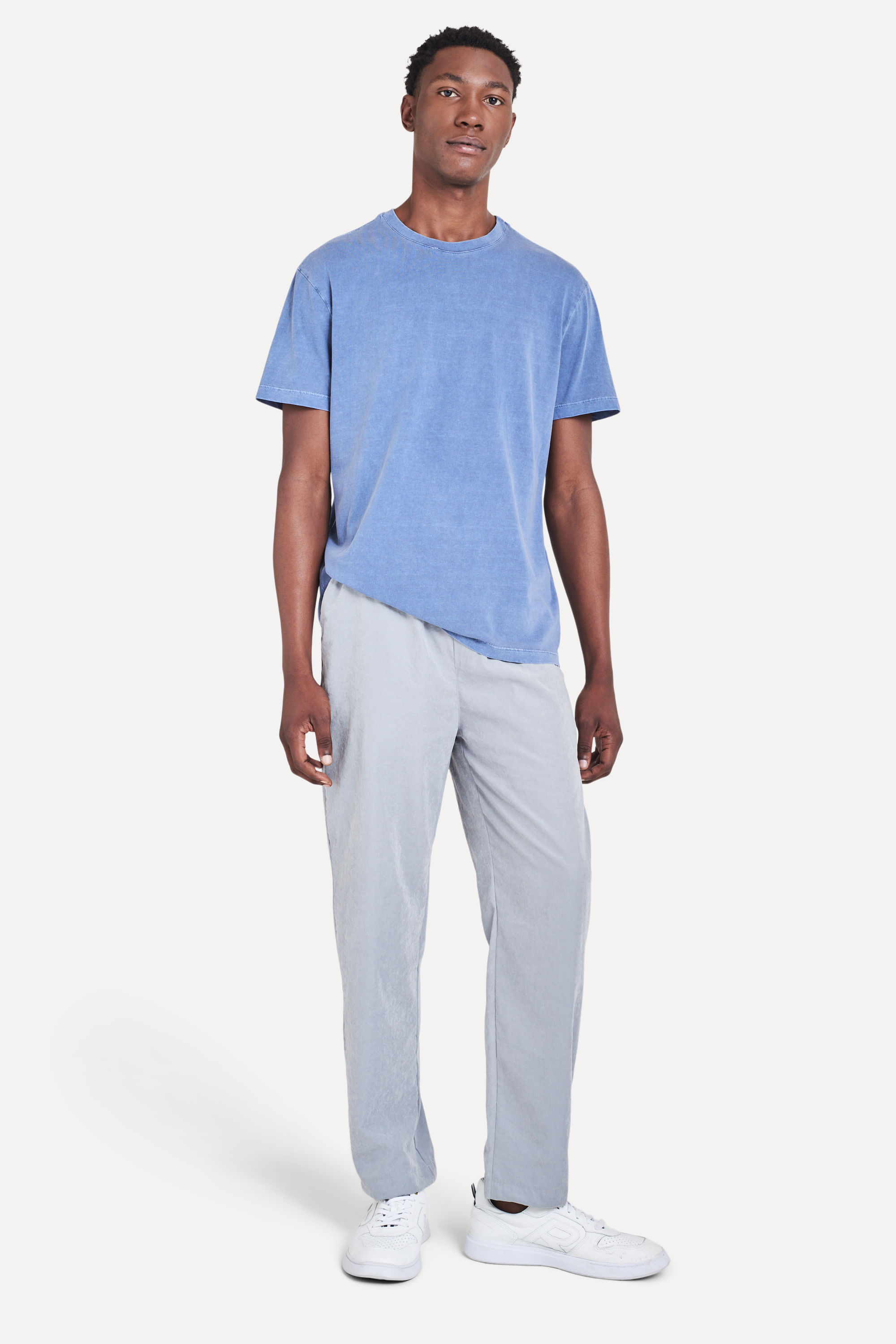 Camiseta-Estonada-Masculina-Simples-Manga-Curta-Azul-Marinho-P-03