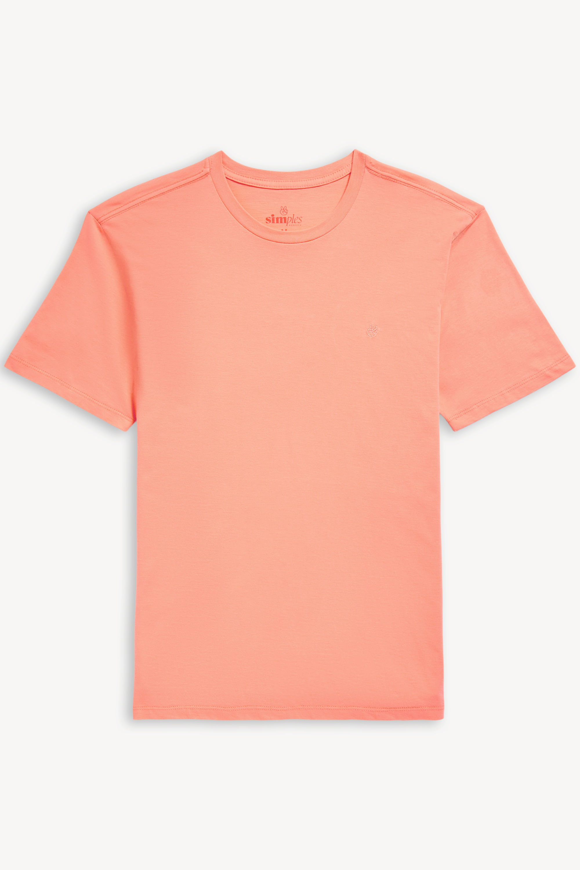 Camiseta-Basica-Masculina-Light-Manga-Curta-Coral-PP-04