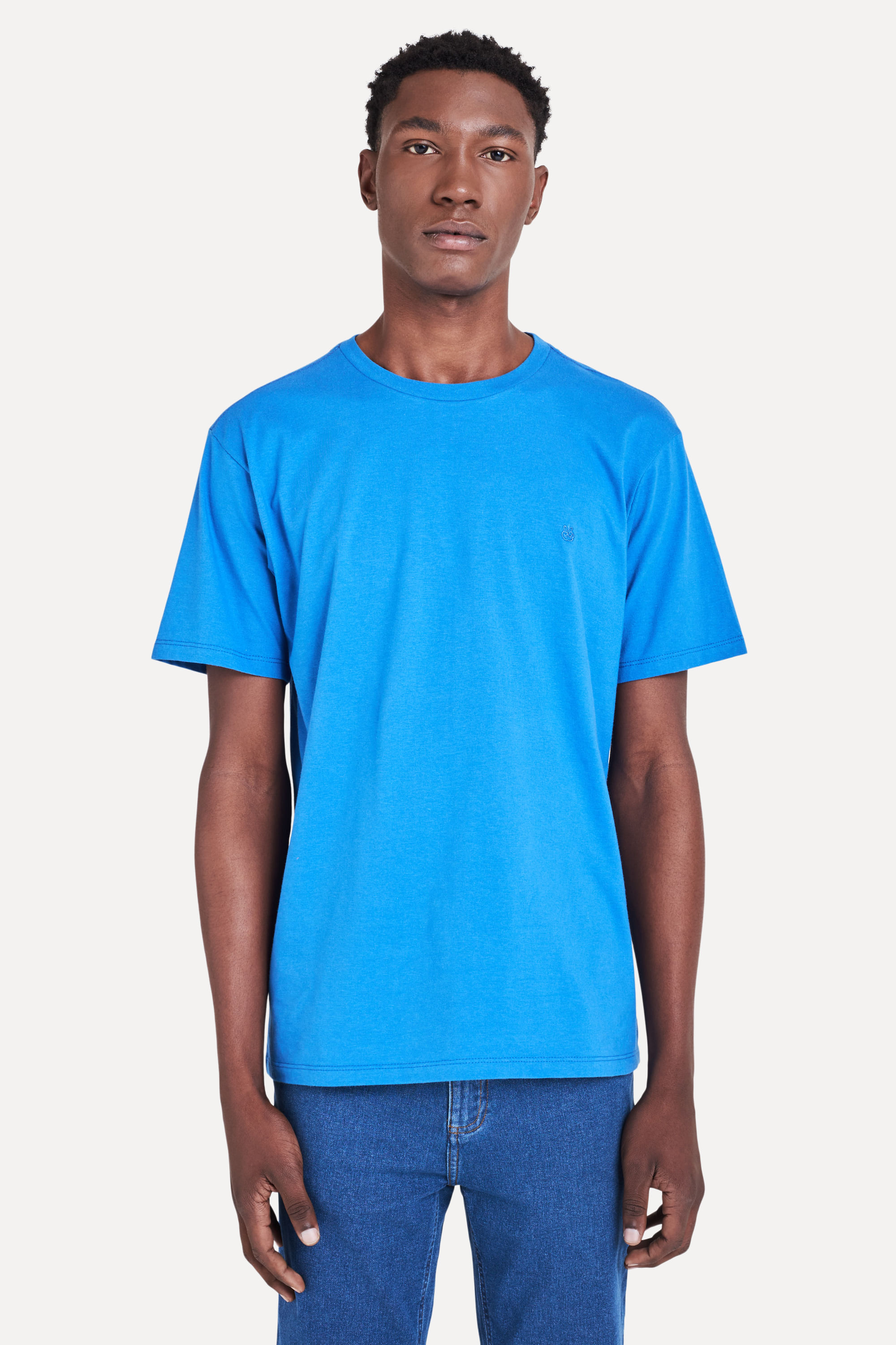 Camiseta-Basica-Masculina-Light-Manga-Curta-Azul-Royal-PP-01