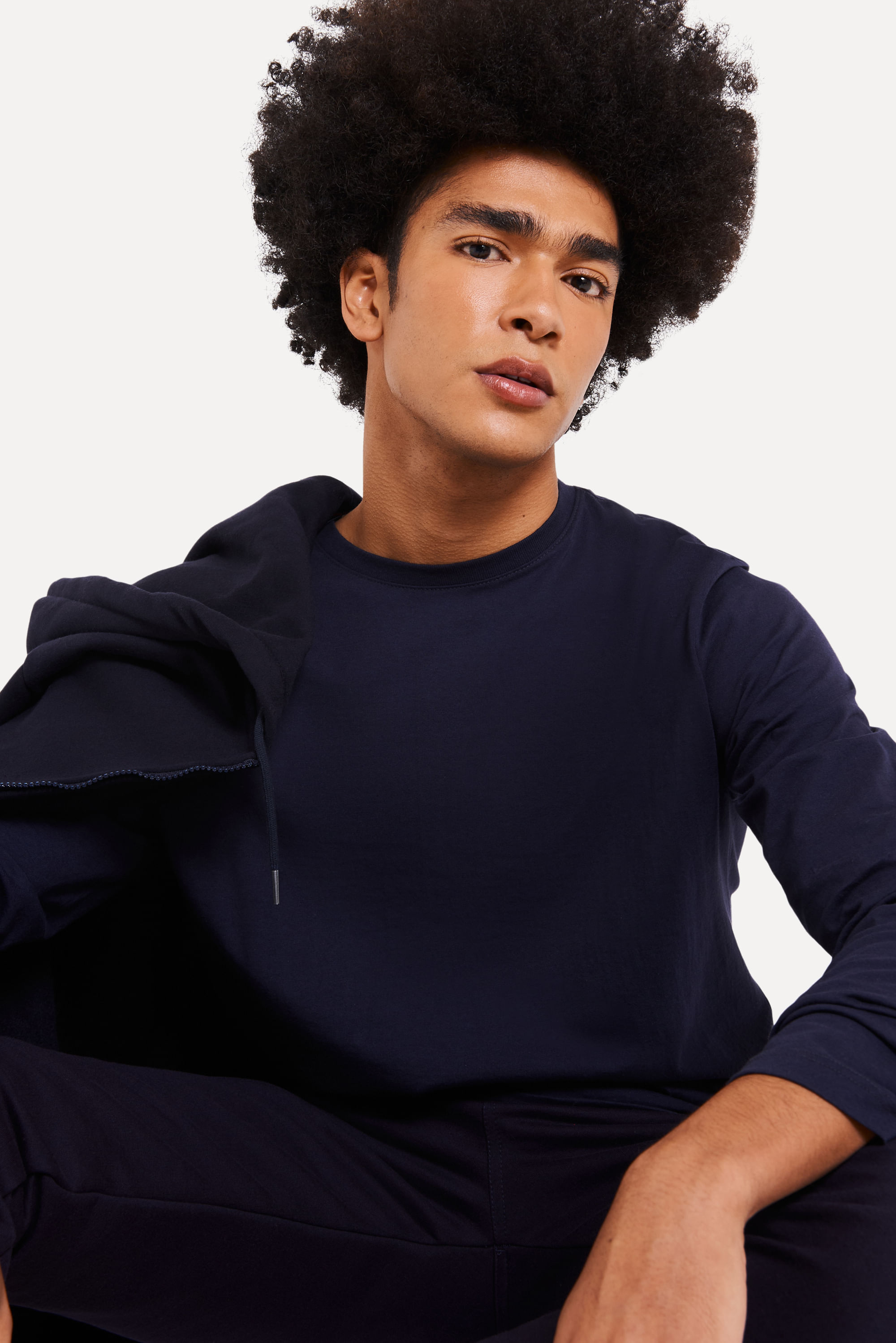Camiseta-Basica-Masculina-Simples-Manga-Longa-Azul-Marinho-GGG-05