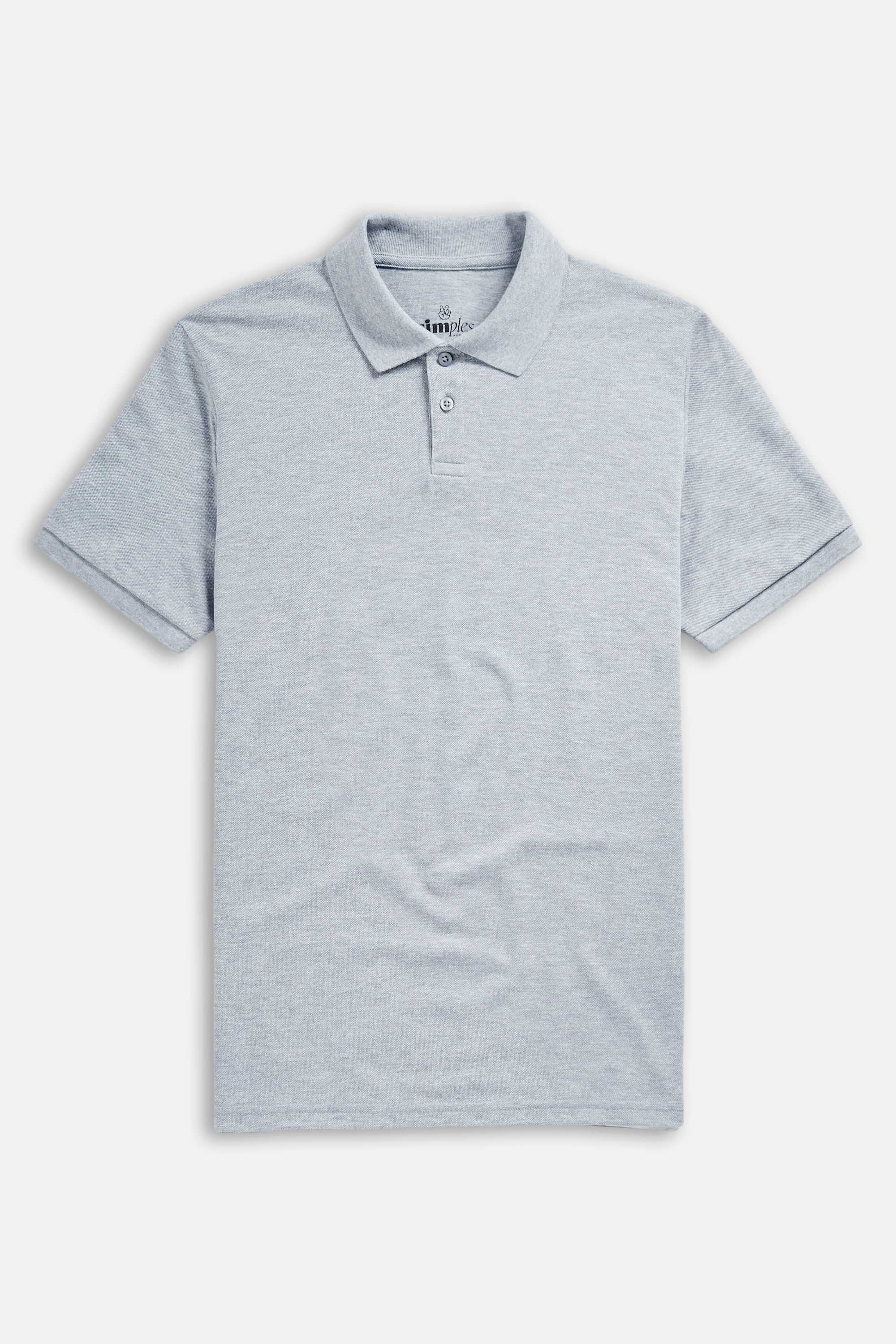 Polo-Basica-Masculina-Piquet-Algodao-Peruano-Cinza-Mescla-PP-04