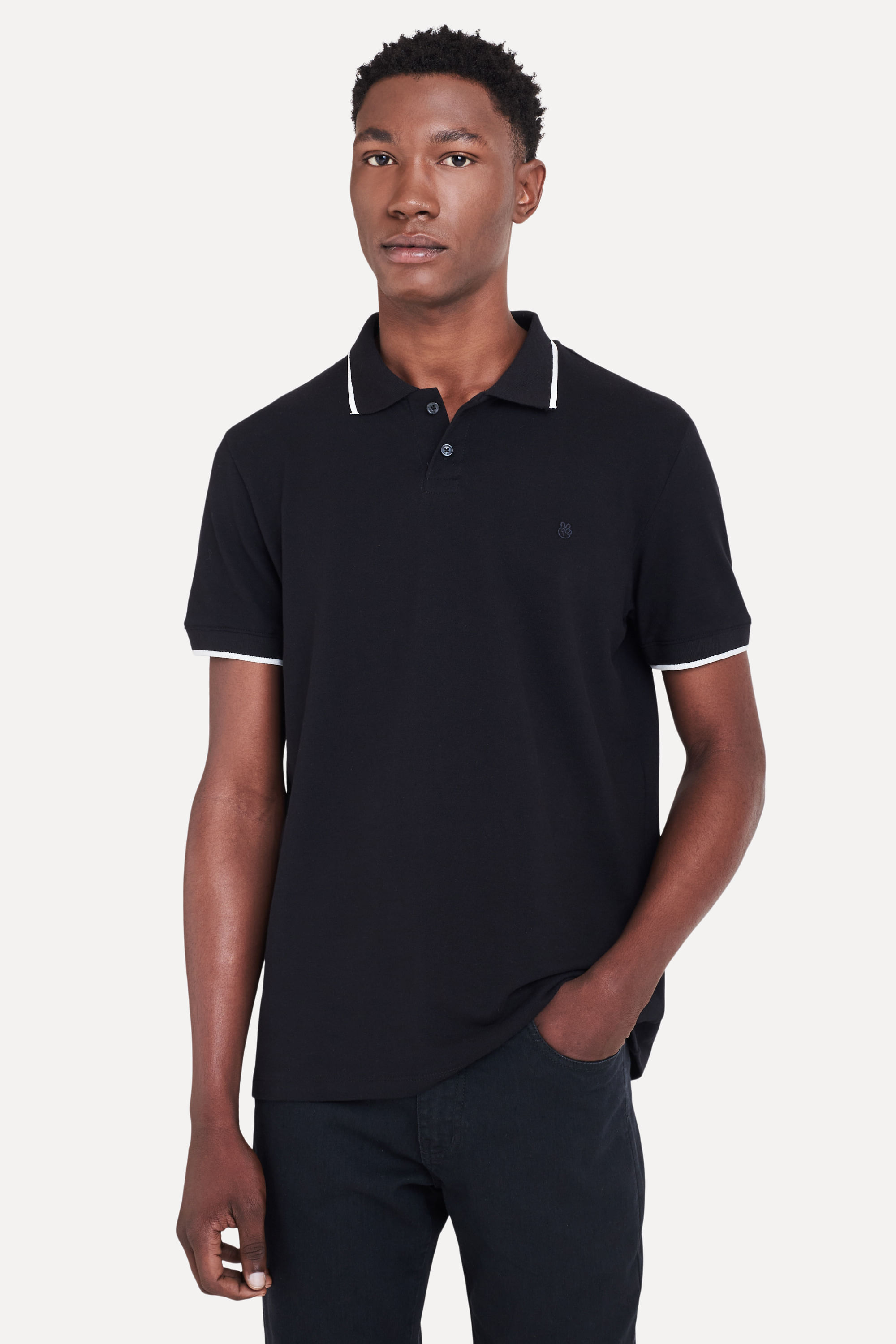 Polo-Basica-Masculina-Gola-Frisos-Preto-G-01