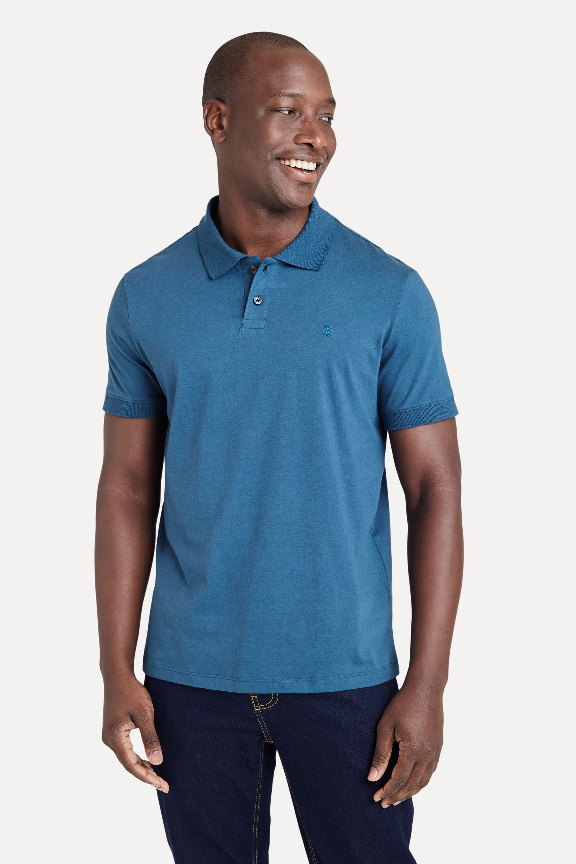 Polo-Basica-Masculina-Meia-Malha-Simples-Logo-Azul-Marinho-PP-01