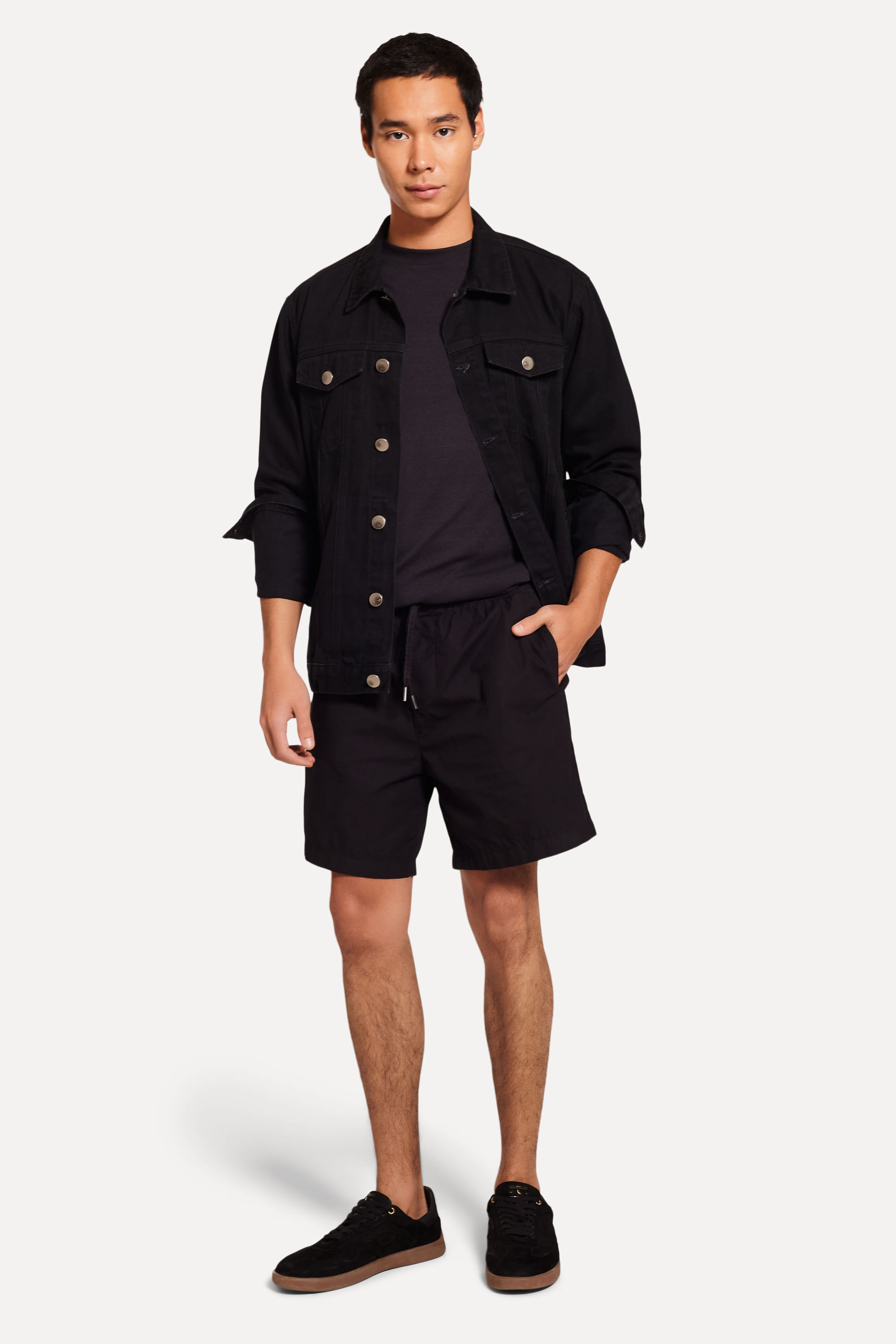 Bermuda-de-Sarja-Masculina-com-Elastico-Preto-M-05