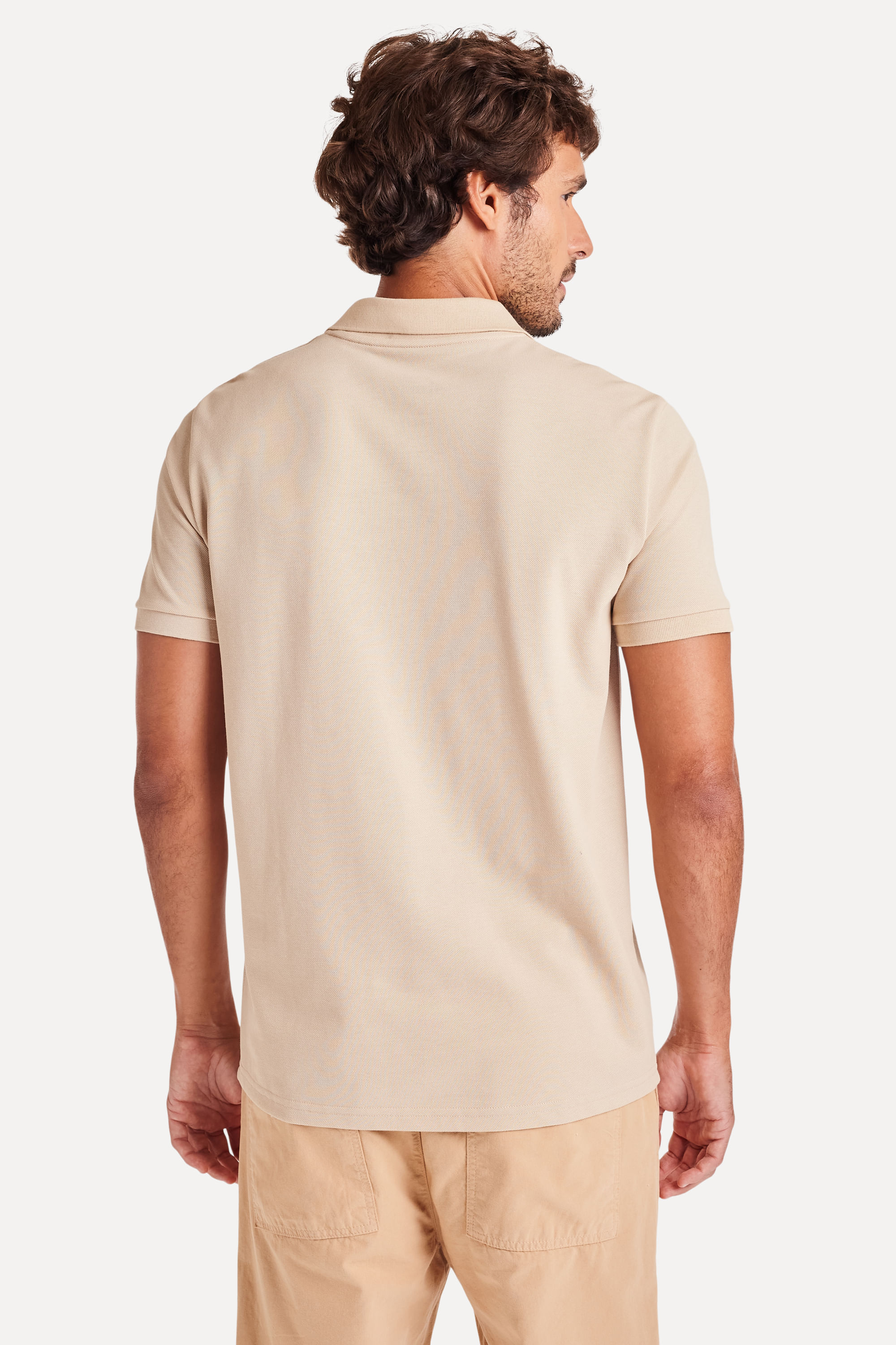 Polo-Basica-Masculina-Piquet-Algodao-Peruano-Palha-PP-03