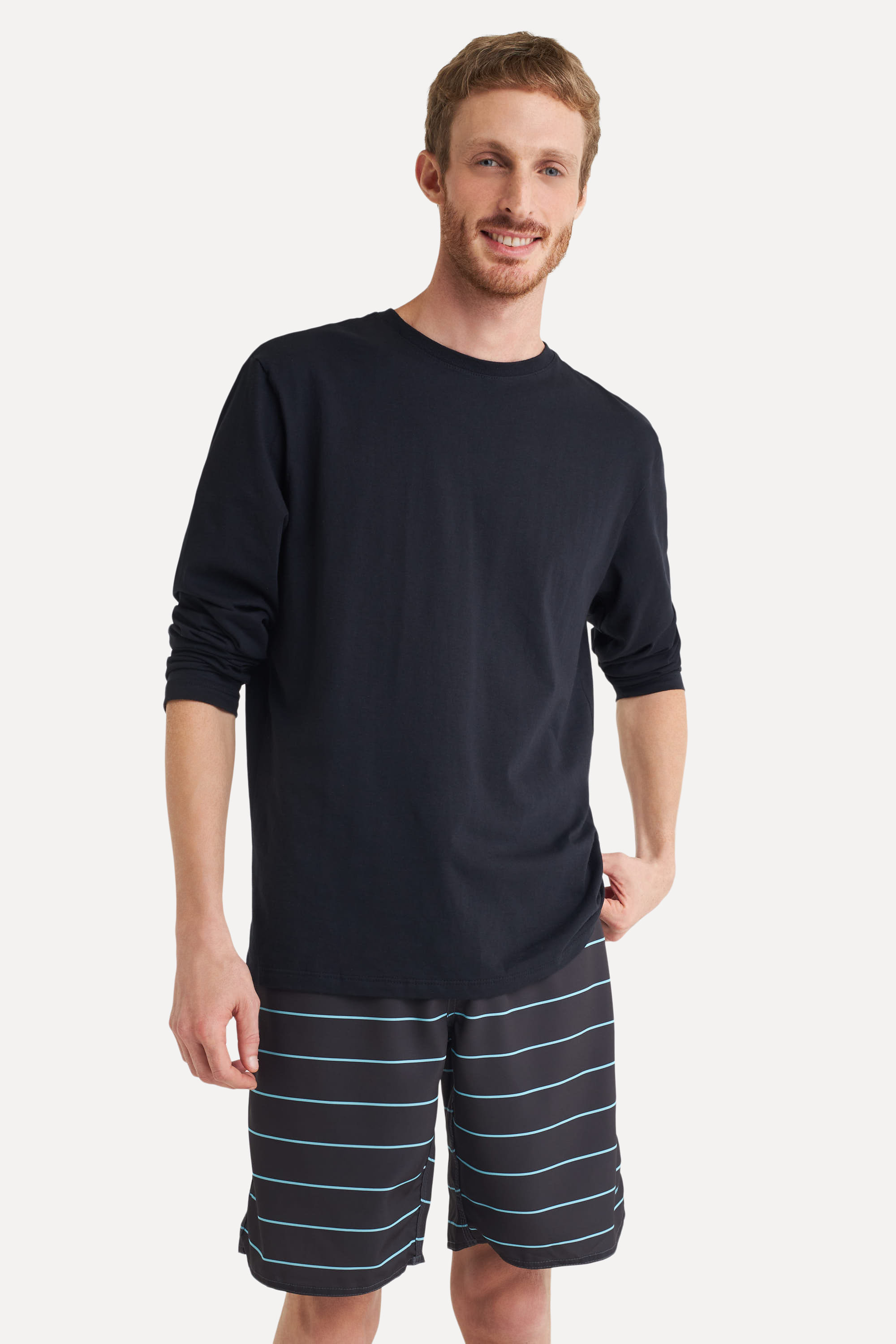 Bermuda-Praia-Listrada-Masculina-Fine-com-Cadarco-Cinza-Grafite-36-01