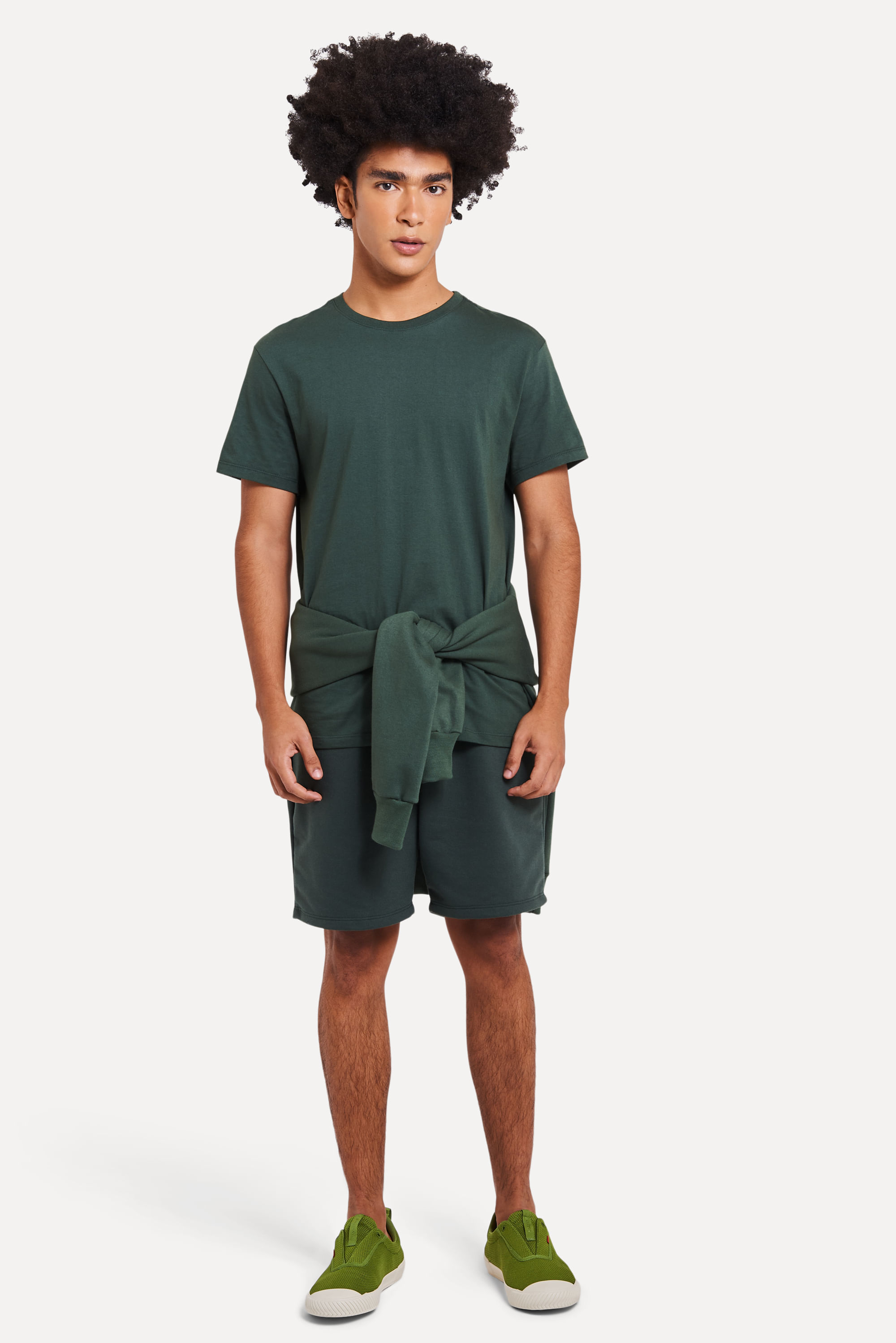 Camiseta-Basica-Masculina-Simples-Manga-Curta-Verde-Musgo-GG-05