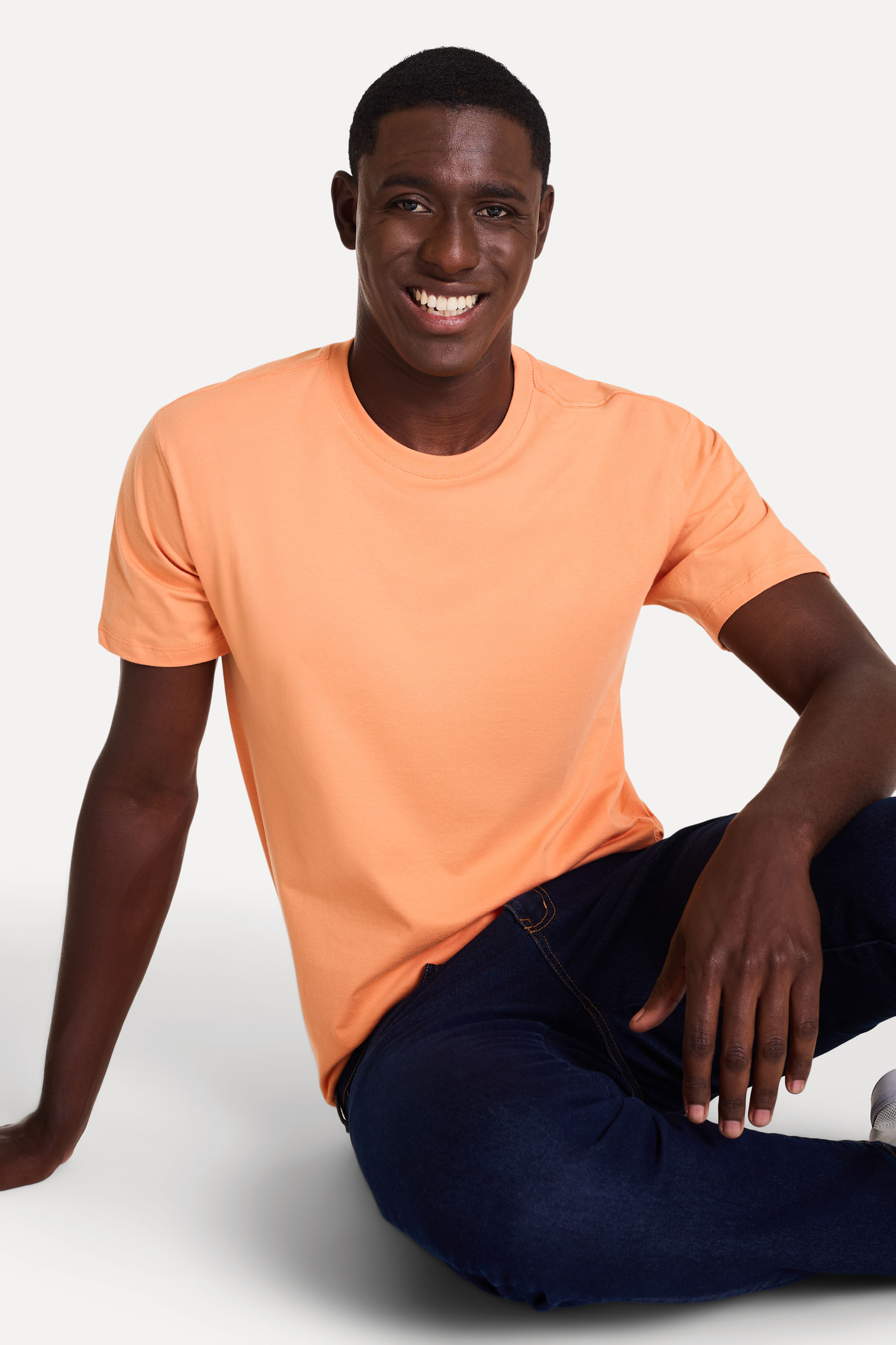 Camiseta-Basica-Masculina-Simples-Manga-Curta-Coral-M-05