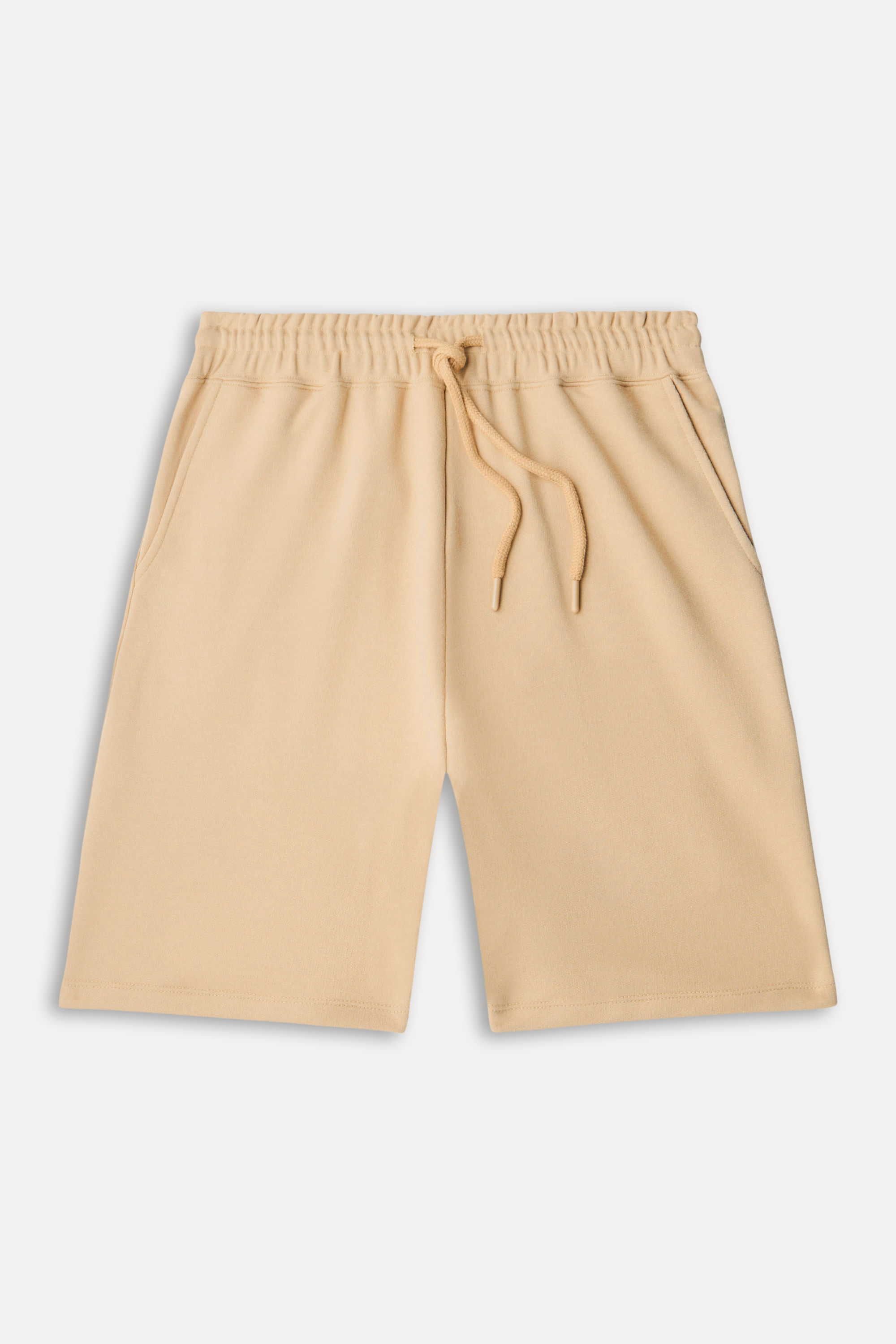 Bermuda-Moletom-Masculina-Simples-com-Elastico-Palha-PP-06