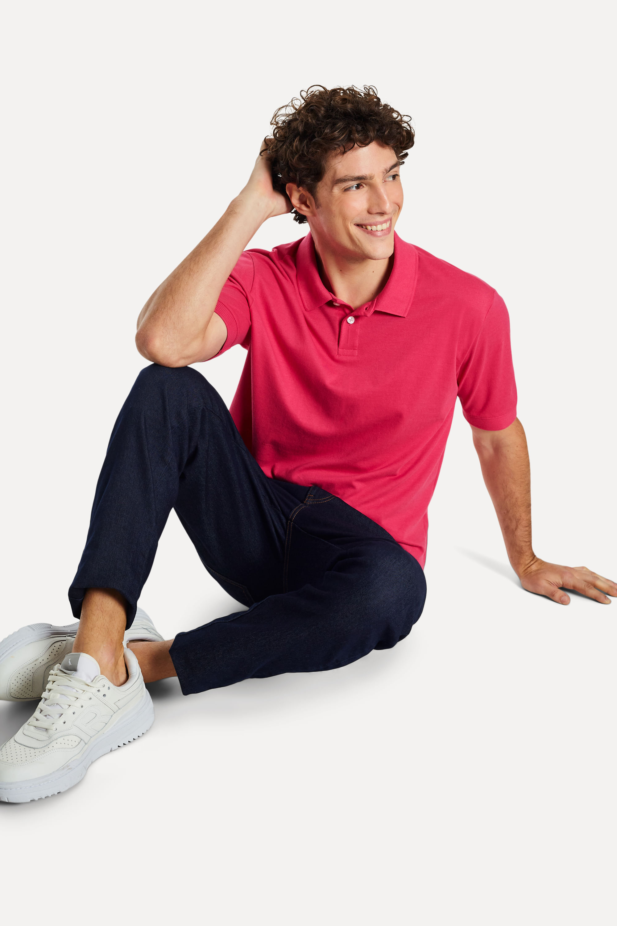 Polo-Basica-Masculina-Neo-Fenda-Lateral-Rosa-Pink-P-05