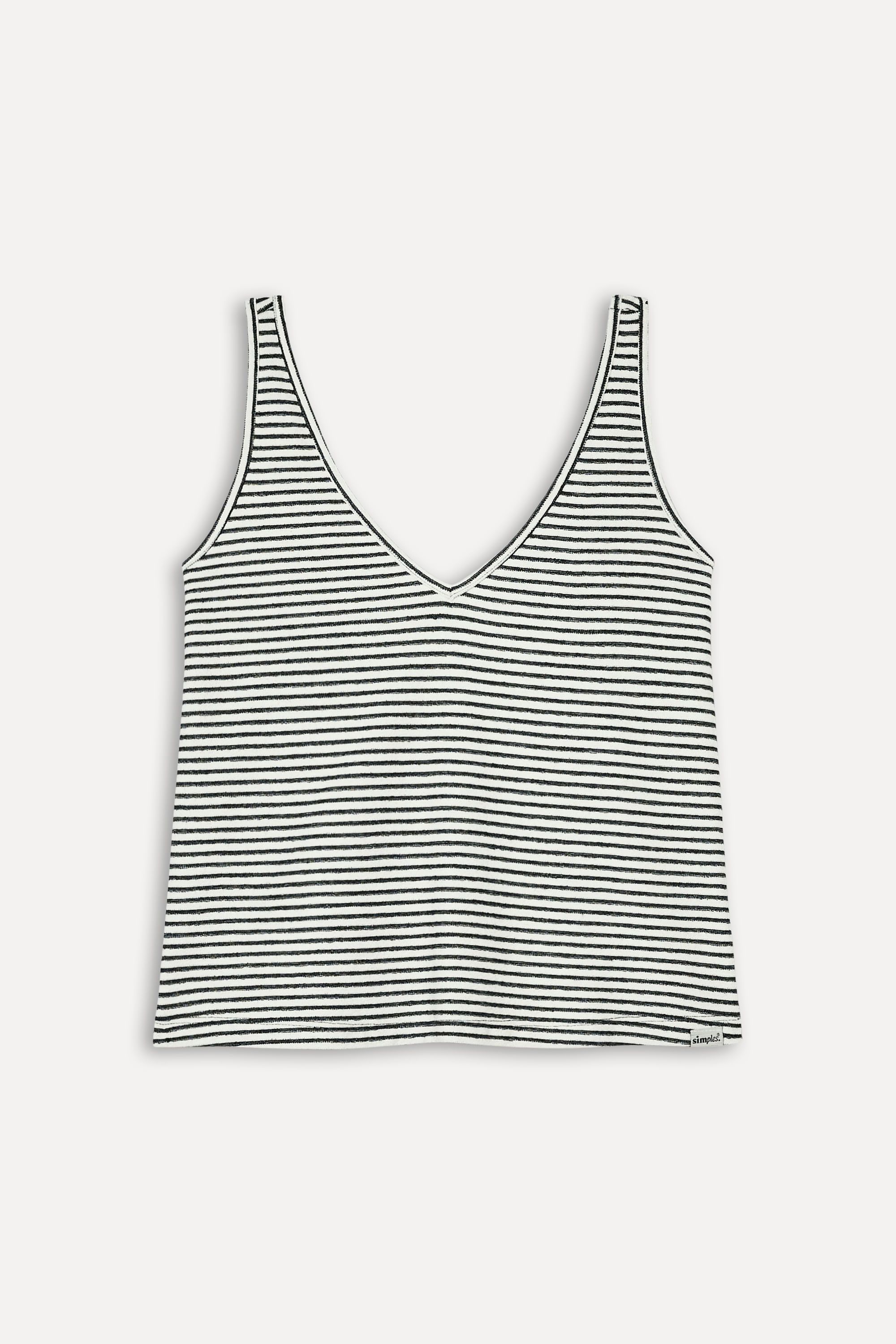 Blusa-Regata-Listarda-Feminina-Texturas-Decote-V-Preto-PP-06