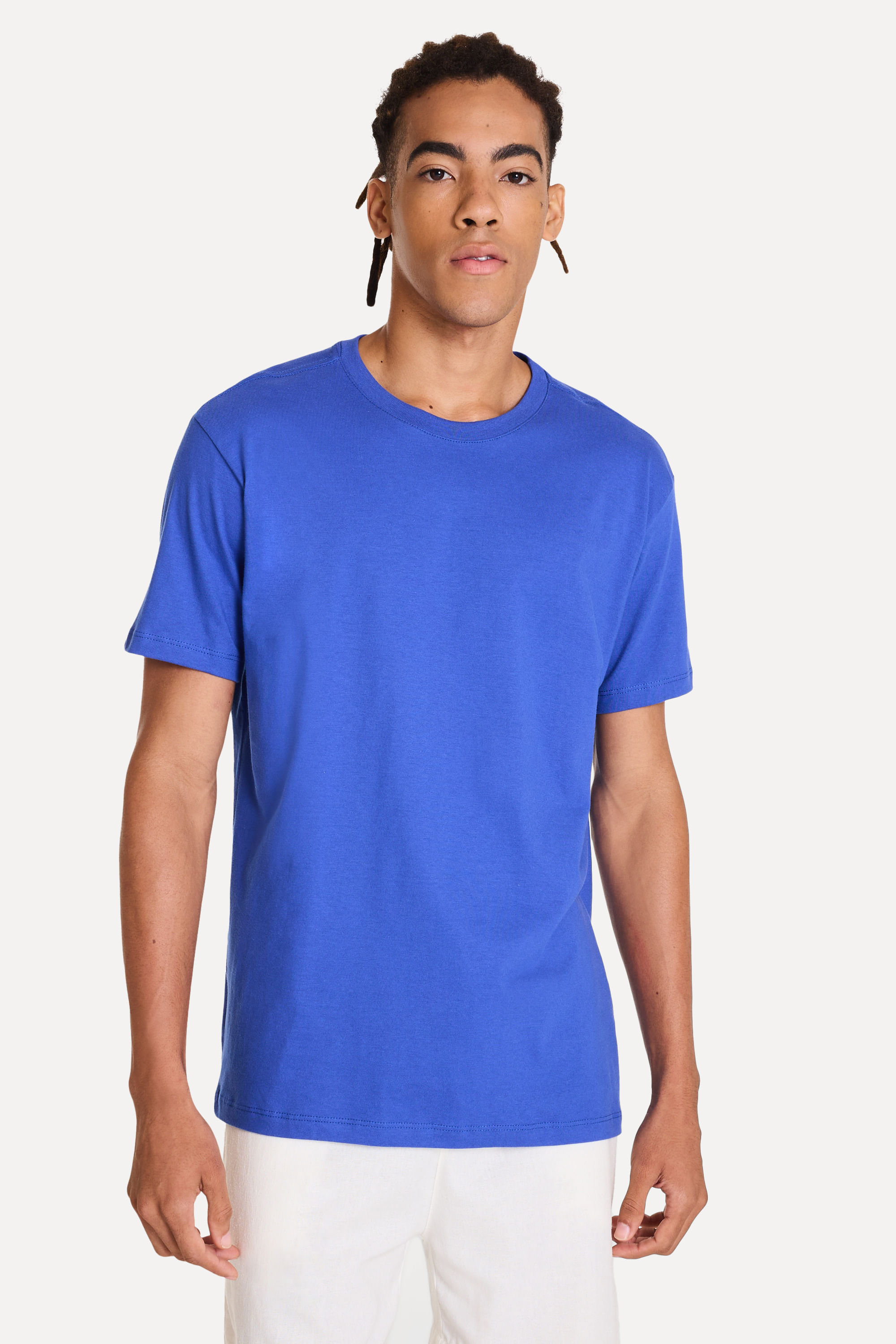 Camiseta-Basica-Masculina-Simples-Manga-Curta-Azul-M-01